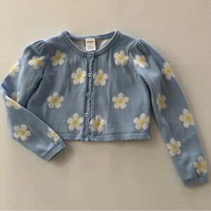 Gymboree 5T Toddler Girl Daisy Cardigan Sweater Easter Spring